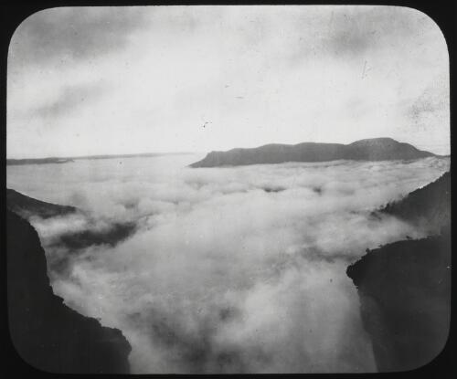 Above the clouds, Blue Mountains, New South Wales, ca.1892 [transparency] / Fred Hardie
