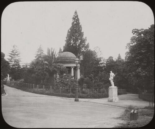 Fitzroy Gardens, Melbourne, ca.1892 [transparency] / Fred Hardie