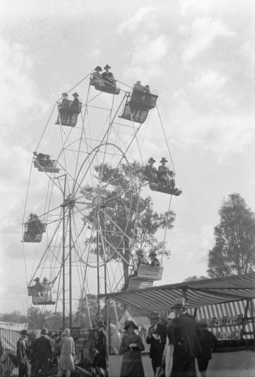 Beaudesert Show at showground in Albert Street, Beaudesert, Queensland, April 1927 [picture] / W. E. Sharpe
