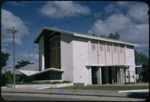 John Flynn Memorial Church, Alice Springs, Northern Territory, 1956 [transparency] / Les McKay