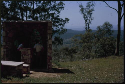 Lookout, Bunya Mountains?, Queensland, 1964 [transparency] / Les McKay