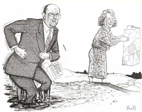 Peter Reith & Cheryl Kernot, 1996 [picture] / O'Neill