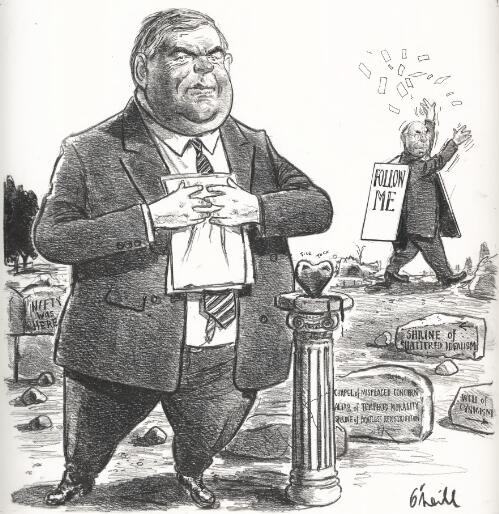 [Opposition leader Kim Beazley takes a political gamble by advising voters against Prime Minister John Howard's proposed tax cuts] 2000 [picture] / O'Neill
