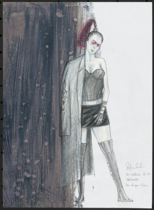 [Costume design for Ortlinde (Lisa Harper-Brown) in Die Walküre, in the State Opera of South Australia production of Der Ring des Nibelungen, Adelaide, 2004] [picture] / Stephen Curtis