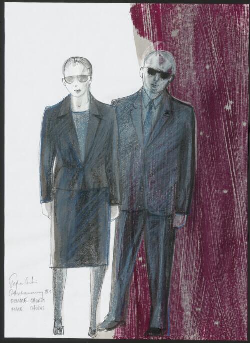 [Costume designs for the male and female chorus in Götterdämmerung, in the State Opera of South Australia production of Der Ring des Nibelungen, Adelaide, 2004] [picture] / Stephen Curtis