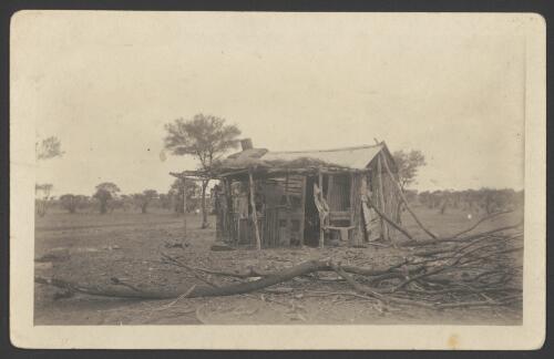 Old Hut at Mintabie Well, 162 m. [South Australia, 1914] [picture]