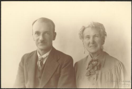 Charles Wentzel with his mother Annie (Woldie) Wentzel, ca. 1930s [picture] / Jelson Formor