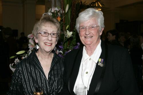Portrait of Judy Potter and Marie Coleman, 6th August 2005 / Bob Givens