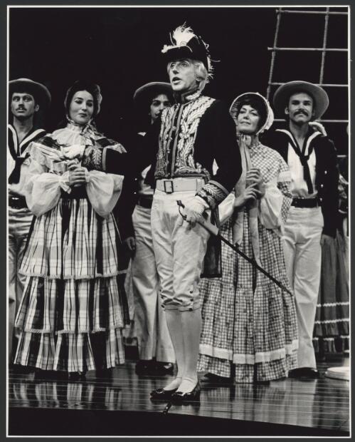 Dennis Olsen as Sir Joseph Porter in "HMS Pinafore", State Opera of South Australia, 1981 [picture] / David Wilson and State Opera of South Australia
