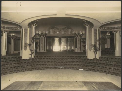 Lobby in Capitol Theatre, Swanston Street, Melbourne, Victoria [picture] / Walter Burley Griffin