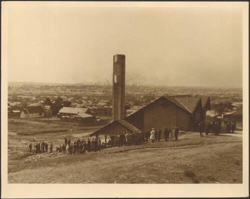 Official opening of the Waratah Incinerator, Waratah, New South Wales, August 1935 [picture]