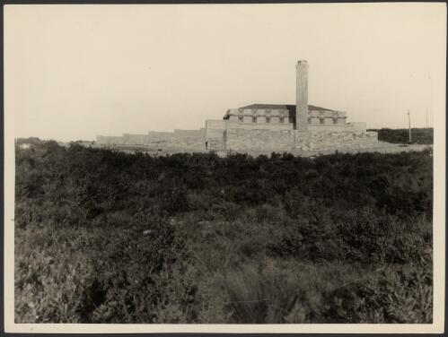 Distant exterior view of Randwick Incinerator, [Matraville South, New South Wales] [picture]