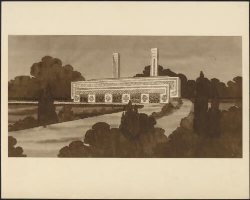 City of Sydney, Refuse Incinerator, [Pyrmont, New South Wales, 1] [picture] / [Walter Burley Griffin]