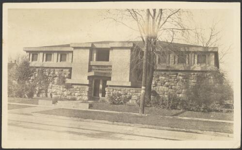 Front elevation, Stinson Public Library, Anna, Illinois [1] [picture]