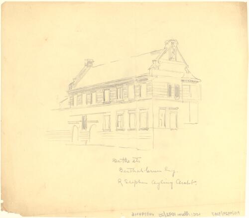Walter Burley Griffin student drawing, [11] [picture] / [Walter Burley Griffin]