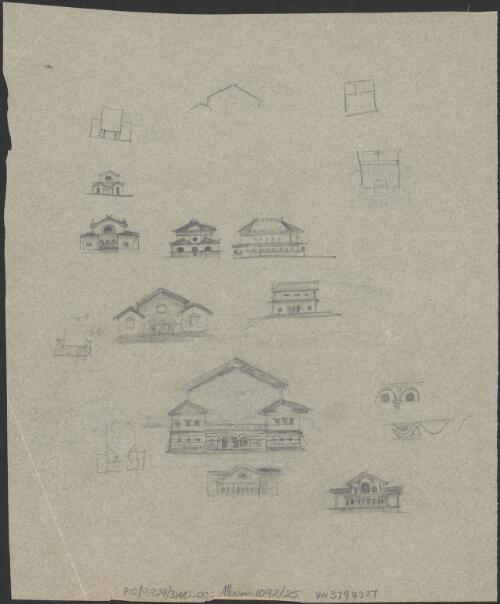 Walter Burley Griffin student drawing, [12] [picture] / [Walter Burley Griffin]