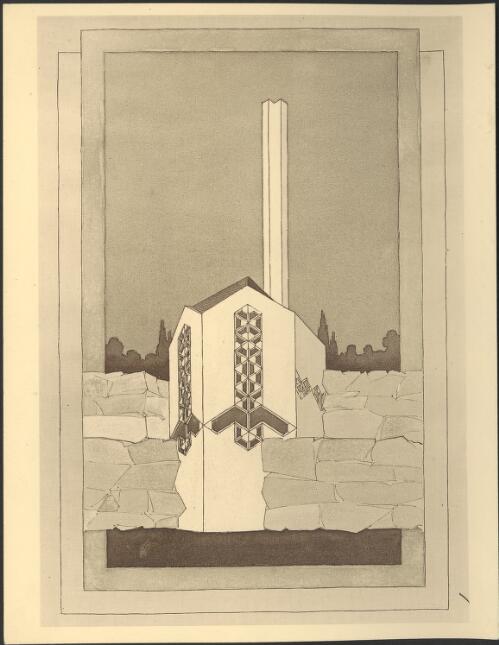 Early design for Leichhardt Incinerator, [1] [picture]