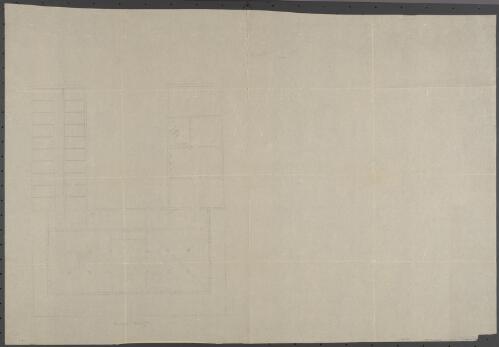 Sketch floor plan for second storey of unidentified house [picture] / [Walter Burley Griffin]