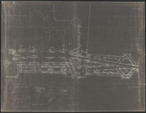 Plan of plantings, portion of terraces, [for Northern Illinois State Normal School campus, at DeKalb, Illinois, 2] [picture] / [Walter Burley Griffin]
