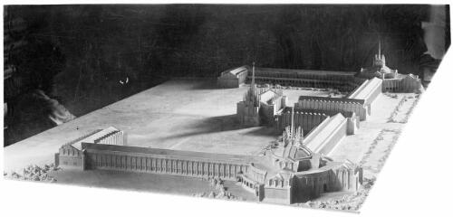 Plaster model of Newman College, University of Melbourne, Victoria, ca. 1915, [15] [picture]