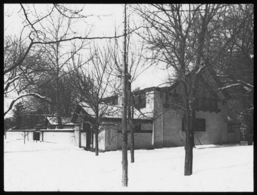 Side elevation of T.E. Wilder stables, Elmhurst, Illinois, [3] [transparency]