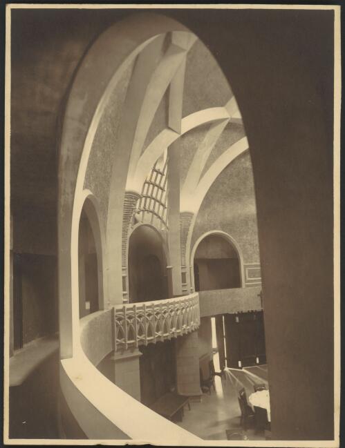Newman College, Melbourne University, refectory rotunda [picture]