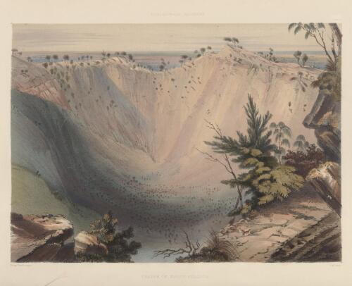 Crater of Mount Schanck, South Australia, 1847 / George French Angas; J.W. Giles