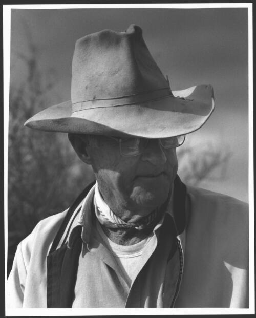 Portrait of Mr Barney Davey, Tibooburra, NSW [picture]/ [Jeff Carter]