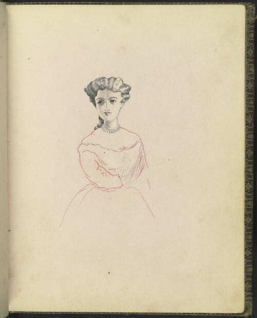 [Sketch of a young woman] [picture] / Richard W. Stuart