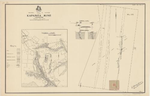 Geological plan & sections of the Kapanga Mine, Greenbushes [cartographic material] / by F.R. Feldtmann