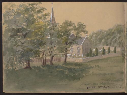 Exton church, [Rutland, England] [picture] / R. W. Stuart