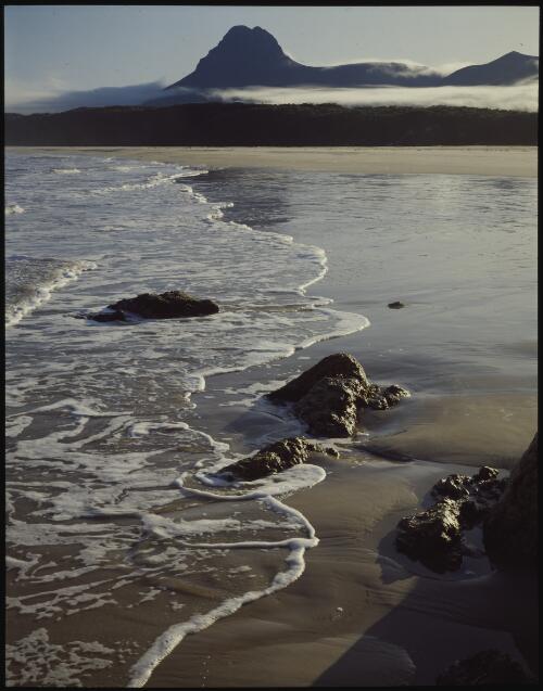 Precipitous Bluff, south coast, Tasmania, 1987, 2 [transparency] / Peter Dombrovskis