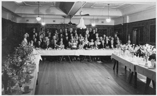 The Denison family of Sydney celebrating the golden wedding anniversary of John Joseph and Harriett Willson Denison, November 1939 [picture]