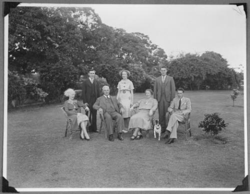 Portrait of Robert Johnstone Douglas and family, ca. 1940 [picture]