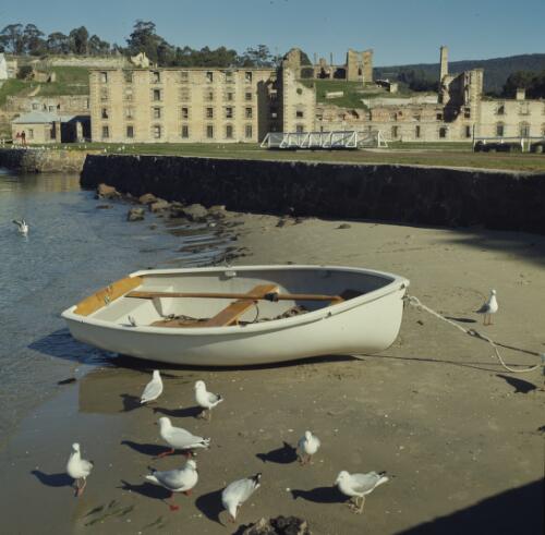 Penitentiary, Port Arthur, Tasmania, 1973?, 3 [transparency] / Peter Dombrovskis