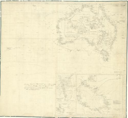 [Manuscript sea chart of Australia]