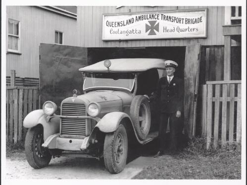 Coolangatta ambulance headquarters, Queensland, ca. 1920s [picture] / Cliff Postle