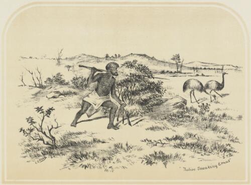 Native sneaking emus [picture] / E.C. May