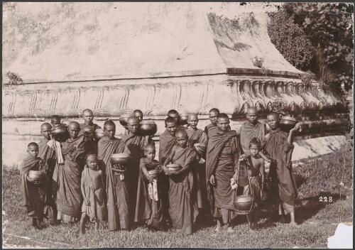 A group of phongyees [monks] [picture]/ A.R. Whyte