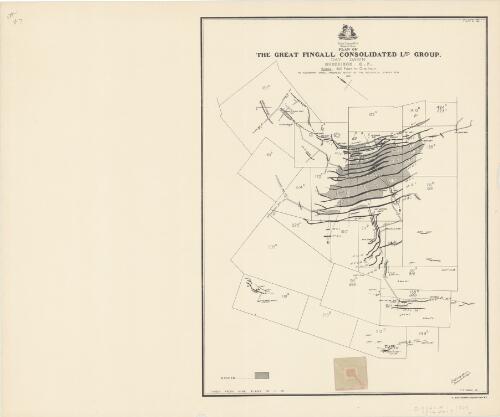 Plan of the Great Fingall Consolidated Ltd. Group, Day Dawn, Murchison G.F. [cartographic material] : to accompany Progress Report of the Geological Survey for 1909
