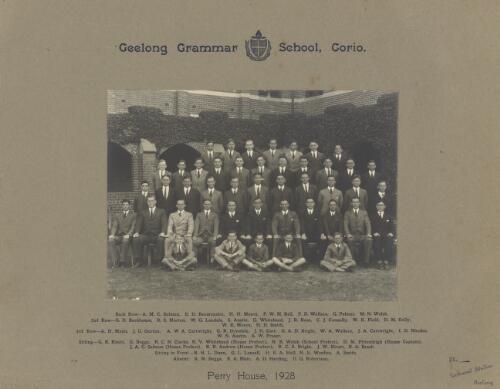 John Gorton in Perry House at Geelong Grammar School, Corio, Victoria, 1928 [picture] / The Lockwood Studios