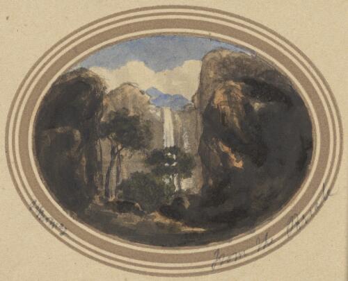 Morialta Falls, South Australia, ca. 1836 [picture] / F.A. Thomas