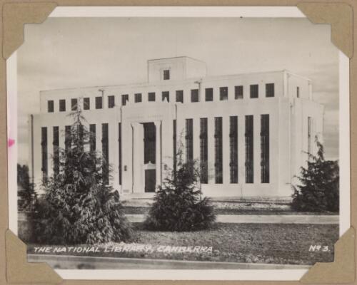 The National Library, Canberra, ca. 1940 [picture] / Frank H. Boland