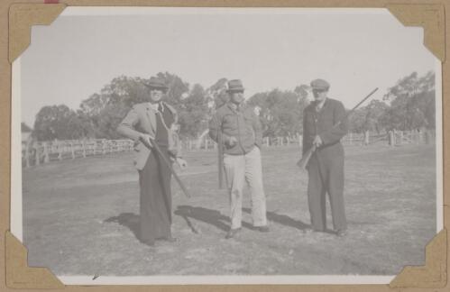 Bern, Mac and Len, Hall, Australian Capital Territory, ca 1946 [picture] / Alfred Amos