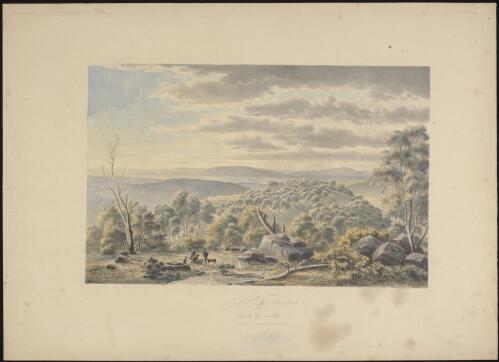 View to the north from the top of Mount Lofty, near Adelaide, South Australia [picture] / Eug. von Guérard
