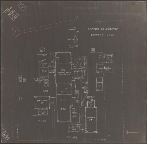 Floor plan of Leeton Co-operative Cannery, Leeton, New South Wales, ca. 1935 [picture]