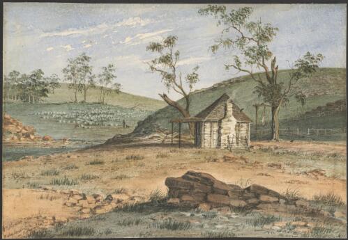 A shepherd's life in Australia, South Australia, 1864 [picture] / W. R. Thomas
