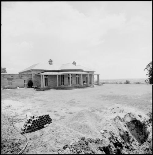 Ballroom facade at Fernhill Homestead, Mulgoa, New South Wales, ca. 1970 [picture] / Wes Stacey