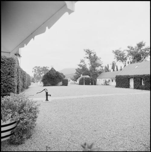 Rear courtyard of Lanyon Homestead, Australian Capital Territory, ca. 1970 [picture] / Wes Stacey