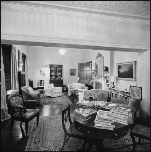 Drawing room at Manar Homestead, Braidwood, New South Wales, ca. 1970 [picture] / Wes Stacey